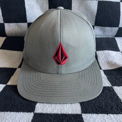 Vintage Volcom Skate Crew Stone V.CO. Tech One Ten  Mens Snapback Hat genuine - Image 1 of 4