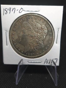 1897-O Morgan Silver Dollar – AU– Mild Toning & Scarce - Picture 1 of 2