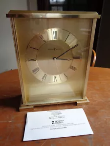 Howard Miller 645-569 Orologio da scrivania in ottone funzionante - Foto 1 di 6