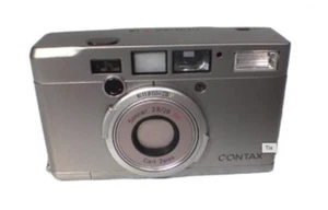USED Contax T IX APS Point & Shoot Film Camera - Silver FREESHIPPING - Picture 1 of 1