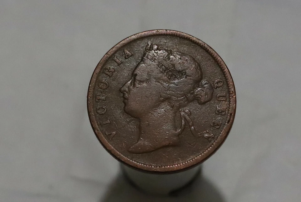 STRAITS SETTLEMENTS 1 CENT 1891 VICTORIA B46 ZC1 - Image 1 of 3