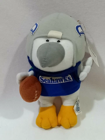 Seahawks Huddles NFL Plush Mascot EX Seattle Tudor Games Football Sigma Japan 8" Cover