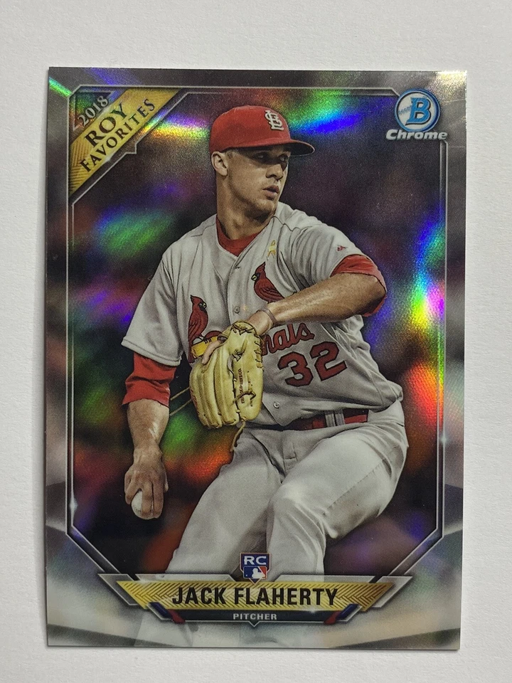 2018 Bowman Chrome #ROYF-JF Jack Flaherty RC - Image 1 of 2
