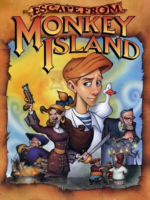 Escape from Monkey Island Lucas Arts PC Classic Video Game Poster - Image 1 of 3
