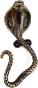 2 Piece Cobra Mounted Iron Key Holder/Towel Hanger/Coat Rack Hardware Included - Picture 1 of 3