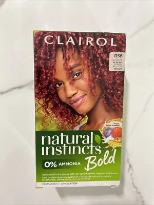 Clairol Natural Instincts Bold Hair Color #R56 Achiote Auburn 0% Ammonia - Image 1 of 2