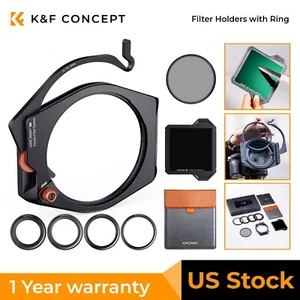 K&F Concept Square ND1000 Filter Holder Kit with Metal Lens Adapter Filter Ring - Picture 1 of 8
