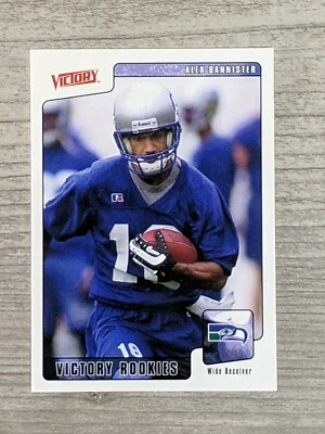 2001 Upper Deck Victory Football Card #419 Alex Bannister Rookie - Image 1 of 2