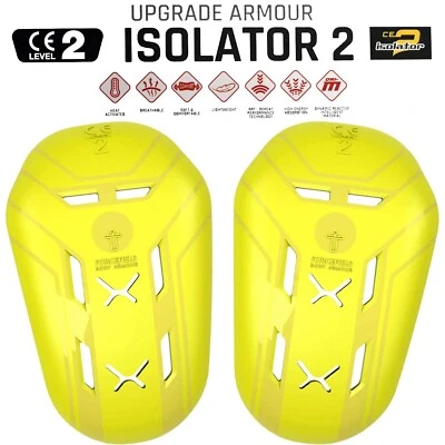 Jeans FORCEFIELD ISO 2 proteção quadril membro motociclista nível 2 inserções de armadura upgrade - Imagem 1 de 2
