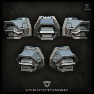 H.I.Commander Shoulder Pads Five Models Puppetswar S242 - Picture 1 of 2