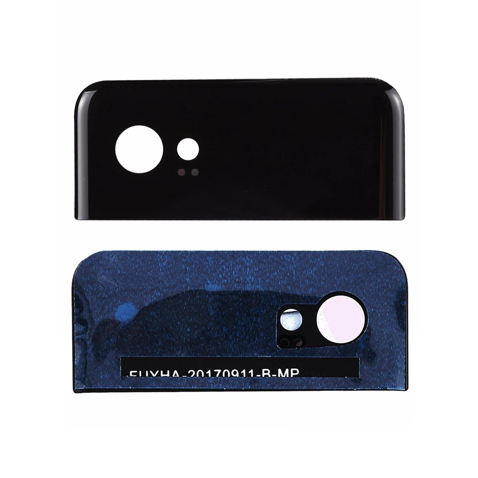 OEM Top Cover For 6" Google Pixel 2 XL Back Housing Camera Glass Lens Case Black - Image 1 of 3