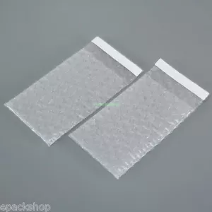 20 Clear Self Seal Bubble Cushioning Pack Pouch Bag 6.7" x 8.7"_170 x 220+25mm - Picture 1 of 12