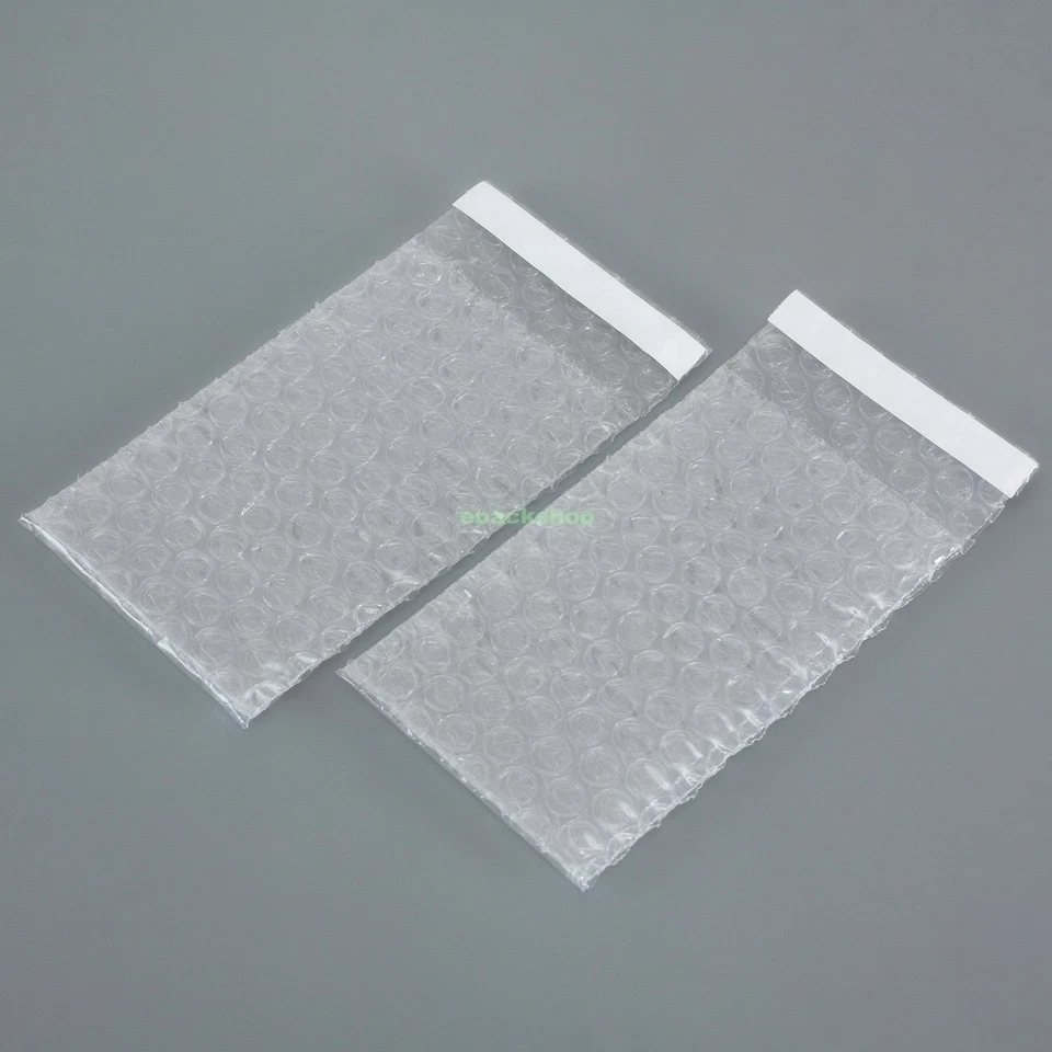20 Clear Self Seal Bubble Cushioning Pack Pouch Bag 6.7" x 8.7"_170 x 220+25mm - Image 1 of 4