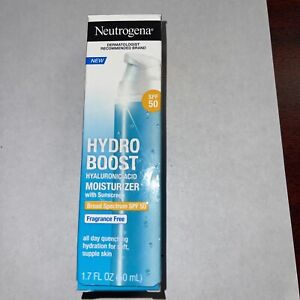 Neutrogena Hydro Boost Hyaluronic Acid Moisturizer SPF 50 Fragrance-Free 1.7oz. 