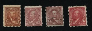 #255-256-280-282 - Mint Hinged - Picture 1 of 2