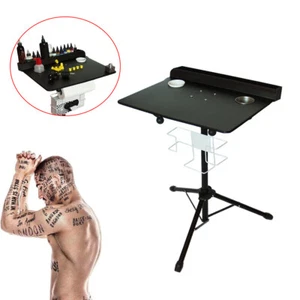 Mesa de tatuaje de salón escritorio tatuaje estación de trabajo bandeja estación de trabajo tatuaje soporte bandeja - Imagen 1 de 12