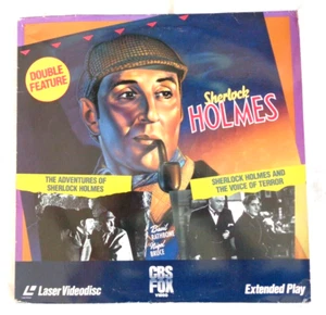 Sherlock Holmes Double Feature The Adventures Of Voice Of Terror Laserdisc 2disc - Picture 1 of 3