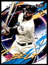 2020 Topps Fire Brandon Belt San Francisco Giants #151