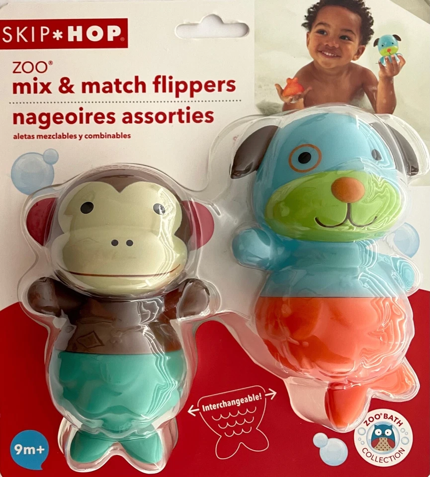 Juguetes de baño Skip Hop perro/mono Foto 1 de 1