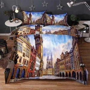 Yellow Door Frame 3D Printing Duvet Quilt Doona Covers Pillow Case Bedding Sets - Picture 1 of 6