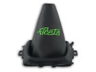GEAR STICK GAITER FOR FORD FIESTA 6 2008-2012 BLACK LEATHER EMBROIDERY GREEN