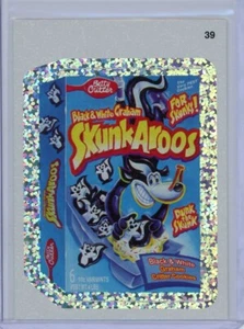 Wacky Packages All New Series 8 SKUNKAROOS Silver Flash Foil Parallel #39 - Picture 1 of 1