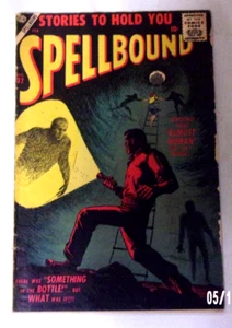 SPELLBOUND #32 1957 EERIE COVER VG POWELL,TORRES ,ATLAS HORROR, 5 GREAT STORIES - Picture 1 of 3