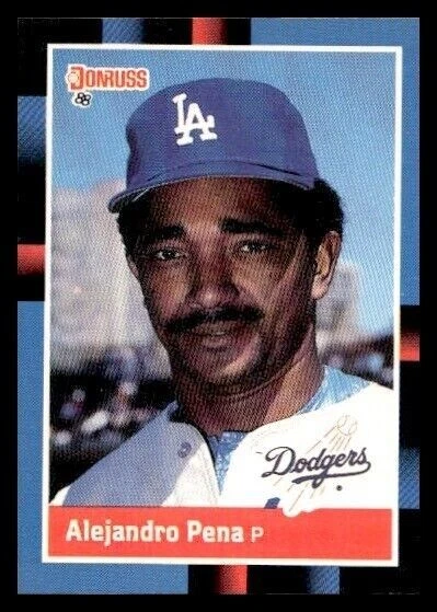 1988 Donruss  #598  Alejandro Pena    Pitcher  Los Angeles Dodgers FREE shipping - Image 1 of 1