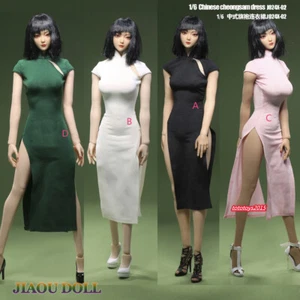 1:6 Cheongsam Dress Skirt Clothes For 12" Female PH TBL Figure Body Doll Toy - Picture 1 of 15
