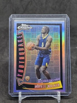 2023-24 Topps Chrome Youthquake Silver Jarace Walker - Image 1 of 2