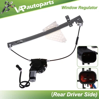 For 2001-2003 2004 Jeep Grand Cherokee Rear LH w/ Motor Power Window Regulator - Image 1 of 4