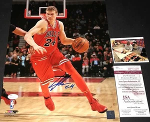 Lauri Markkanen Chicago Bulls Autographed Signed 11x14 JSA WITNESS COA . - Picture 1 of 1