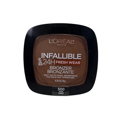 L’Oreal Infallible 24hr fresh wear soft matte finish bronzer 500 dark - Image 1 of 2