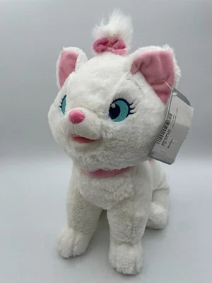 New Aristocats Disney Store Marie Cat Plush White Stuffed Animal Kitten 12" Tags - Image 1 of 4