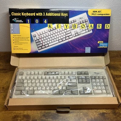 Mouse Systems Classic Keyboard 104-key IBM PS/2 - Open Box - Image 1 of 4
