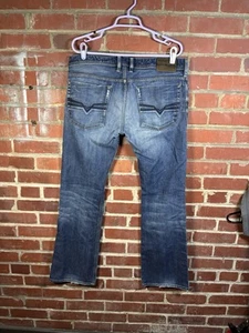 Diesel Jeans Zatiny Pants Straight Leg Wash 008Y3 Men's Size 34/32, Real 37/32 - Picture 1 of 7