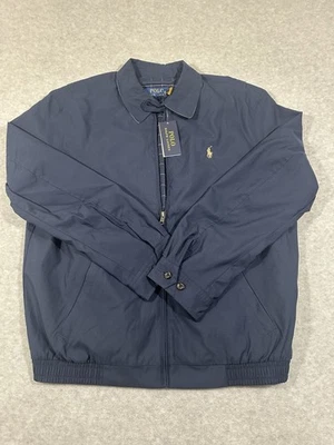 Polo Ralph Lauren Men s Bi-Swing Pony Windbreaker Full-Zip Jacket Blue Medium - Image 1 of 4
