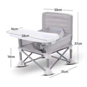 Outdoor Camping Chair Mini Folding Portable High Chair for Infants Toddlers - Picture 1 of 14