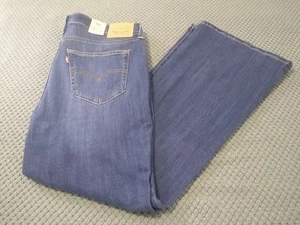 Levis 726 flare high rise stretch jeans womans tag 33x30 measured size [33x29] - Picture 1 of 17