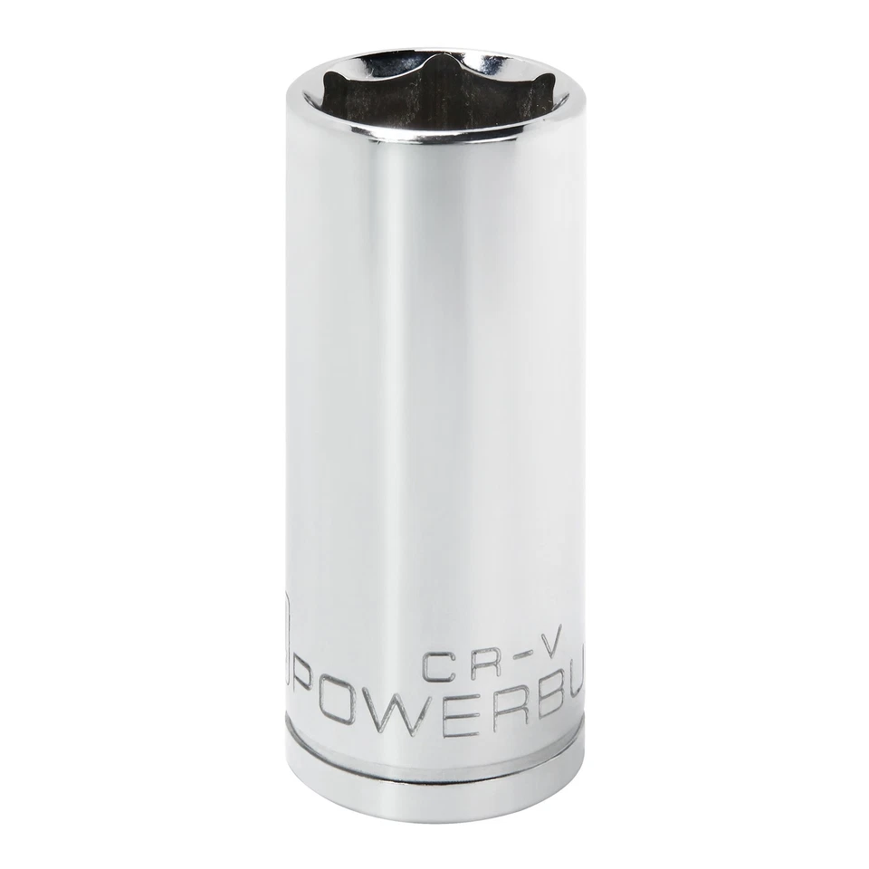 Powerbuilt 1/2 Inch Drive x 24 MM 6 Point Deep Socket - 640840 - Image 1 of 4