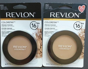Juego de 2 Polvos Prensados Revlon ColorStay Medio/Profundo #850 Nuevos en Paquete - Imagen 1 de 1