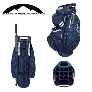 Sun Mountain C-130 Cart Bag: Topo Navy-River - Picture 1 of 1