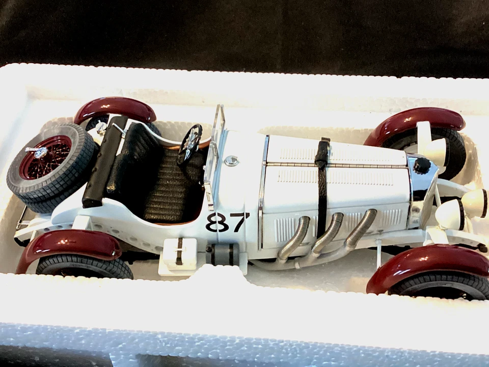 Paul’s Model Art Mercedes Benz SSKL 1931 carro de corrida escala 1:24 Inv.# 1243 S3-3 - Imagem 1 de 4