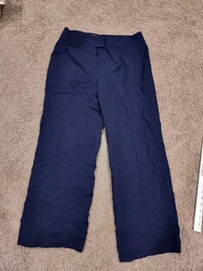 Pantalone largo Escada blu navy taglia 42 - Foto 1 di 7