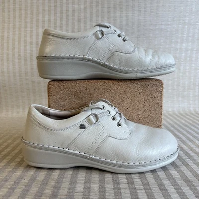 Zapatos Finn Comfort Mujer Talla 9 40 Cuero Blanco Ortopédicos Hechos en Alemania Foto 1 de 4