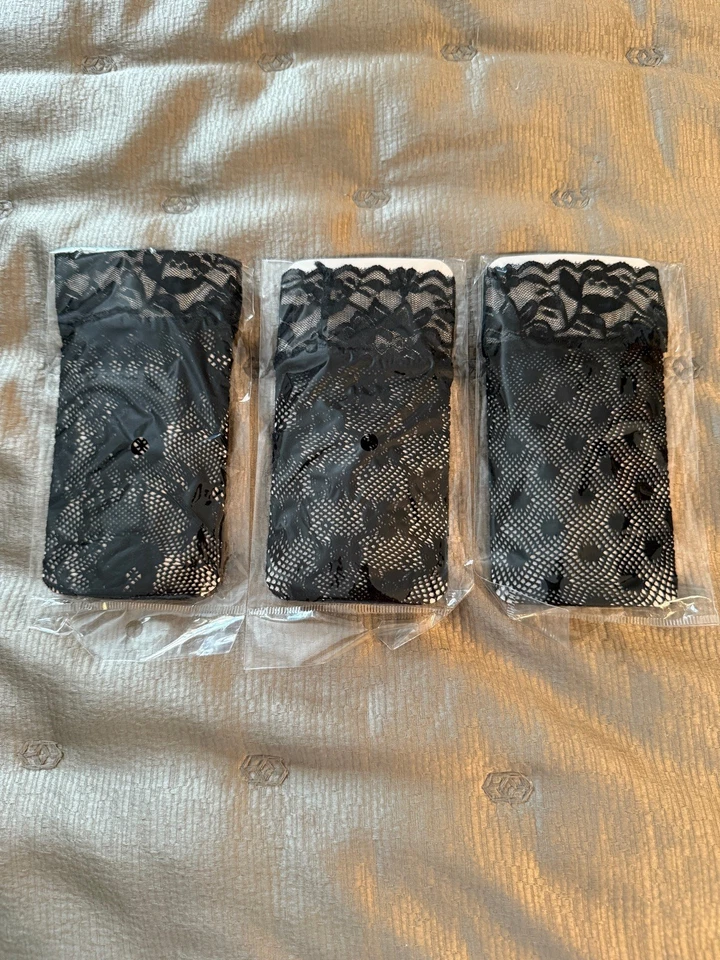 Mujeres Sexy Encaje Rodilla Calcetines Red Conjunto de Tres Pares Calcetines Informales​ Foto 1 de 1