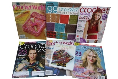 Lote Libros Crochet Sombreros Vogue Mundo Ocio Artes 92384 Foto 1 de 4