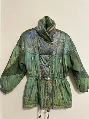 Kaelin Ski Jacket Vintage Ski winter coat green medium  - Image 1 of 4