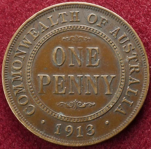 Penny Australia 1913 (B0311) - Imagen 1 de 2