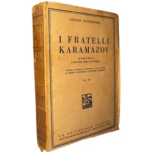 I Fratelli Karamazov Vol 3 Feodor Dostoevskij Edizione 1942 Barion Raro Italiano - Picture 1 of 1